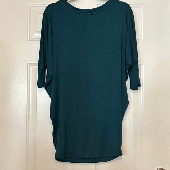 41 Hawthorn Teal Knit Tunic MED Top Dolman Sleeves Made in USA - Picture 5 of 9
